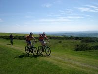 Richard and Chris on Hergest Ridge